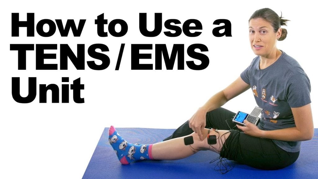 How to Use a TENS / EMS Unit for Ankle Pain Relief - Ask Doctor Jo 